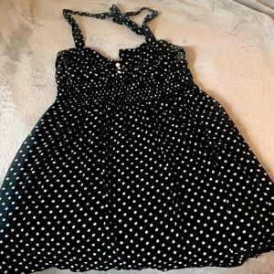 Black and white American Rag Halter dress L